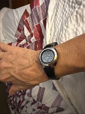 Armitron Black and Silver Digital Sport Watch Watch works